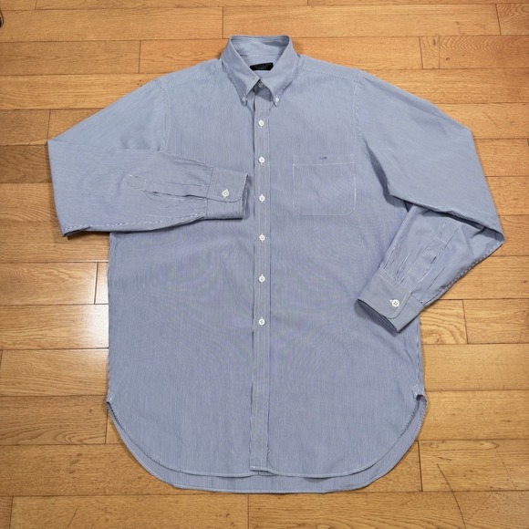 Turnbull & Asser Other - TURNBULL &‎ ASSER Bespoke Mens Shirt 100% Cotton Blue White Stripe England